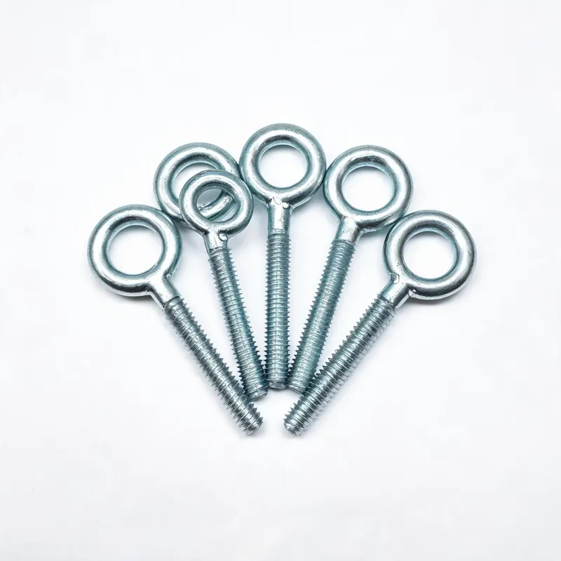 Industrial eye bolts with ring head