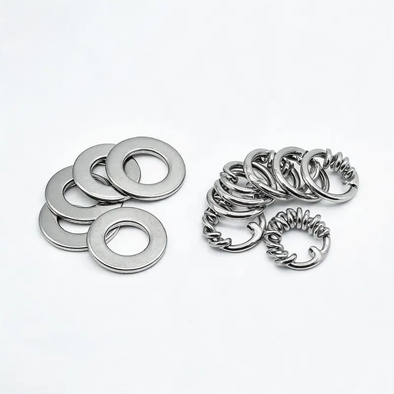 Flat washers and spring lock washers